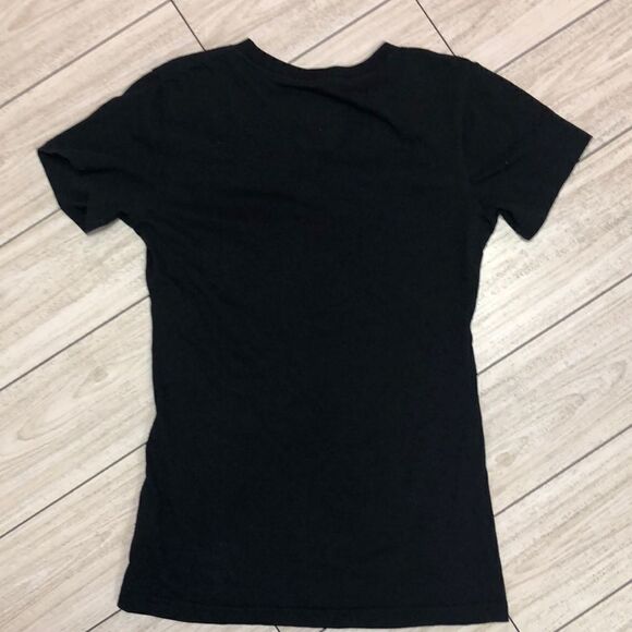 Nike Dri-fit Black V-neck T-shirt Can you dig it? - Picture 5 of 5